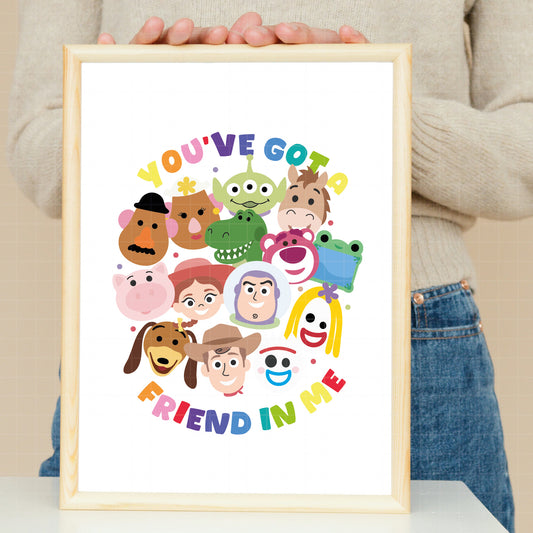COD6573 - Toy Story - You've Got a Friend in me bundle, Disney clipart Svg, Png, Eps, Dxf, Jpeg, vector.