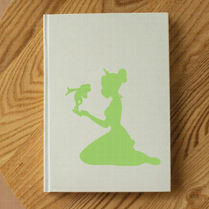 COD7013 - The princess and the frog silhouettes bundle, Disney princess clipart Svg, Png, Eps, Dxf, Jpeg, vector.