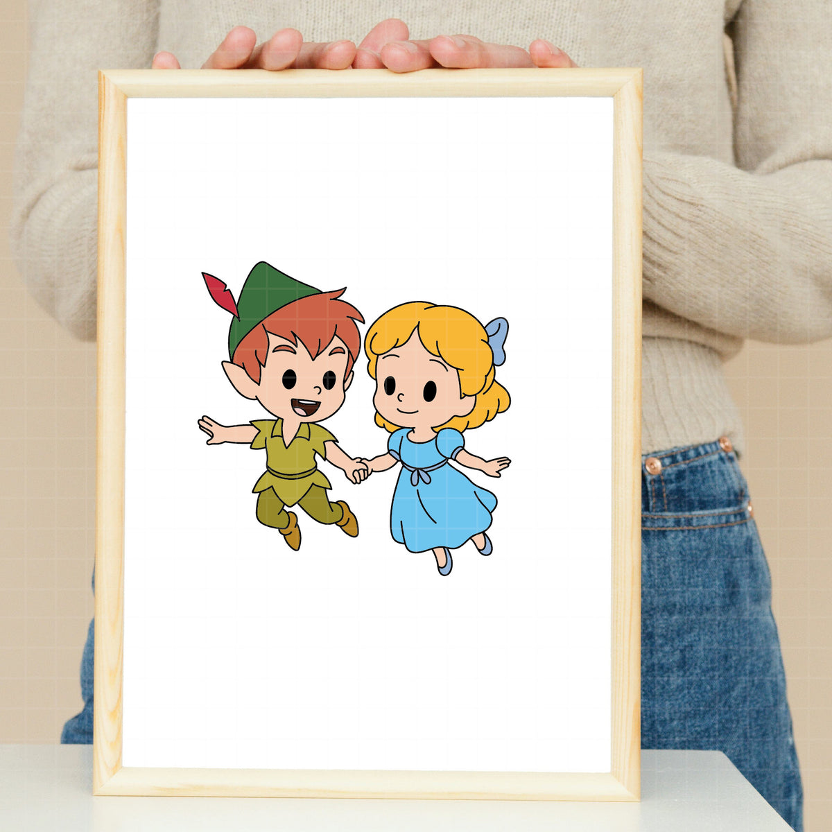 COD7023 - Peter pan & Wendy bundle, Disney clipart Svg, Png, Eps, Dxf, Jpeg, vector.