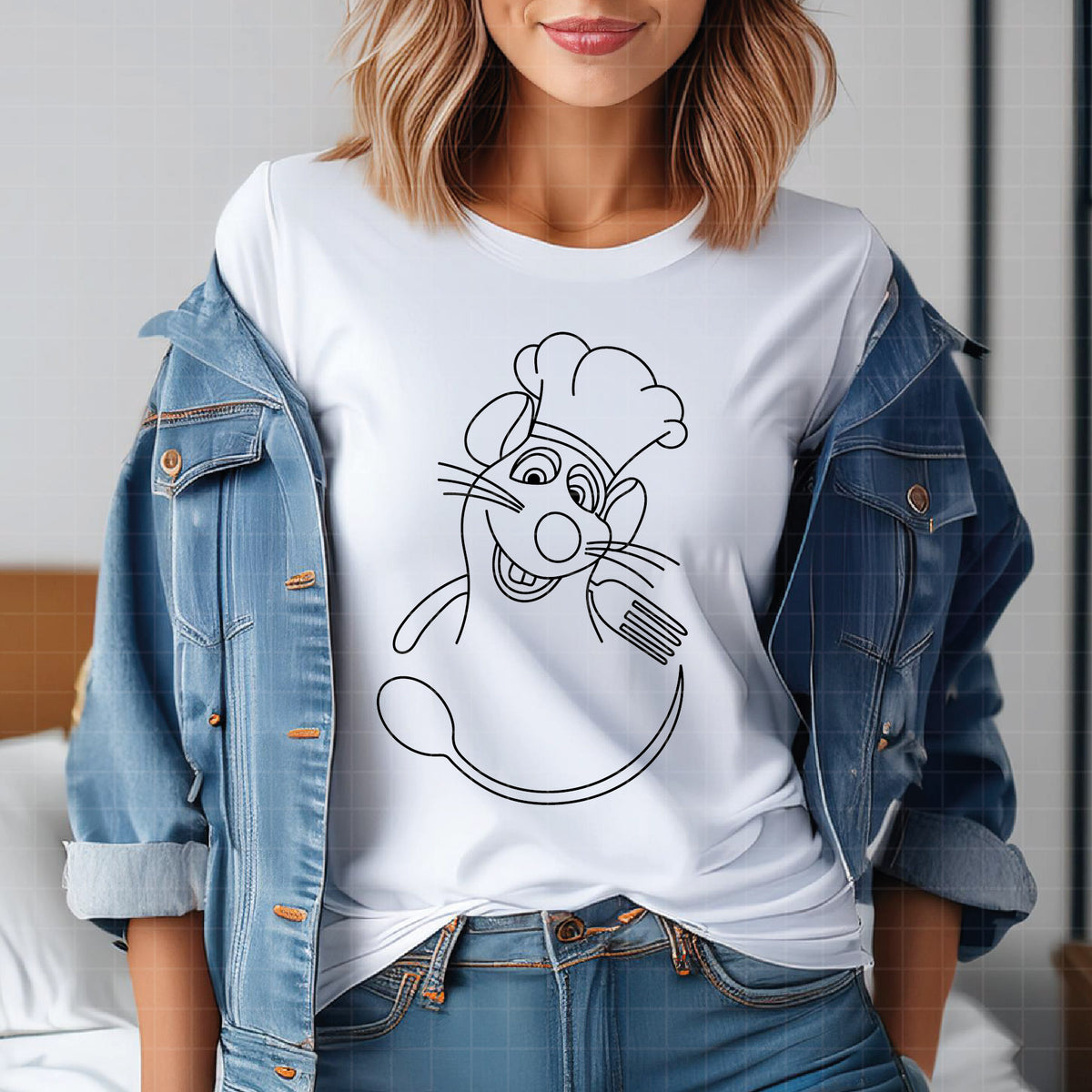 COD7031 - Ratatouille bundle line art, Disney clipart Svg, Png, Eps, Dxf, Jpeg, vector.