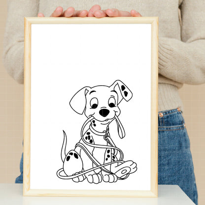 COD7032 - 101 Dalmatians bundle, Disney clipart Svg, Png, Eps, Dxf, Jpeg, vector.