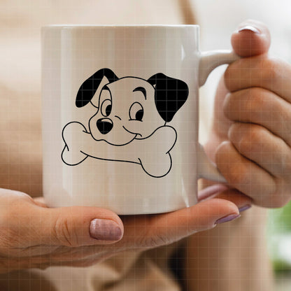 COD7032 - 101 Dalmatians bundle, Disney clipart Svg, Png, Eps, Dxf, Jpeg, vector.