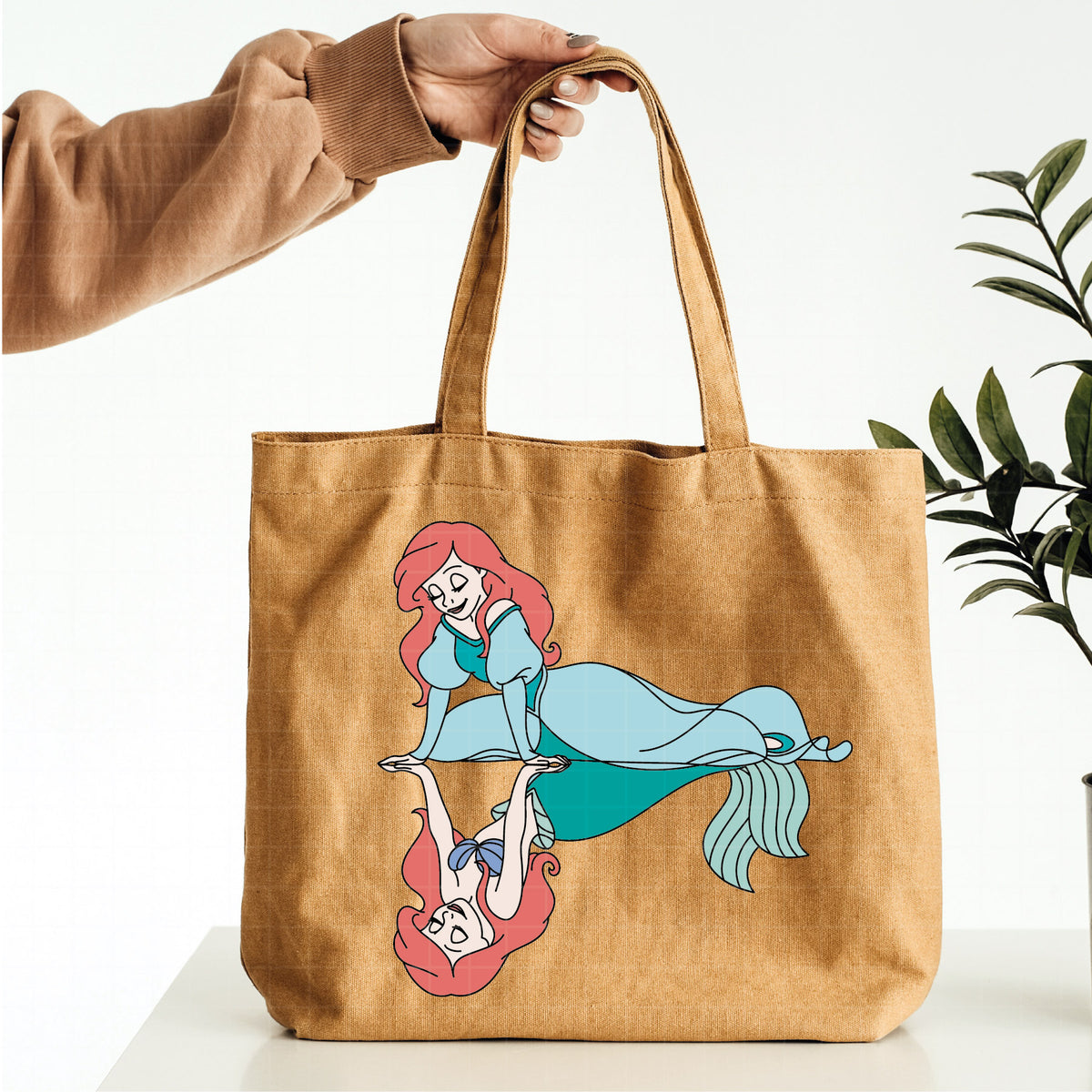 COD7133 - The Little mermaid & Founder bundle, Disney Princess Ariel Svg, Png, Eps, Dxf, Jpeg, vector.
