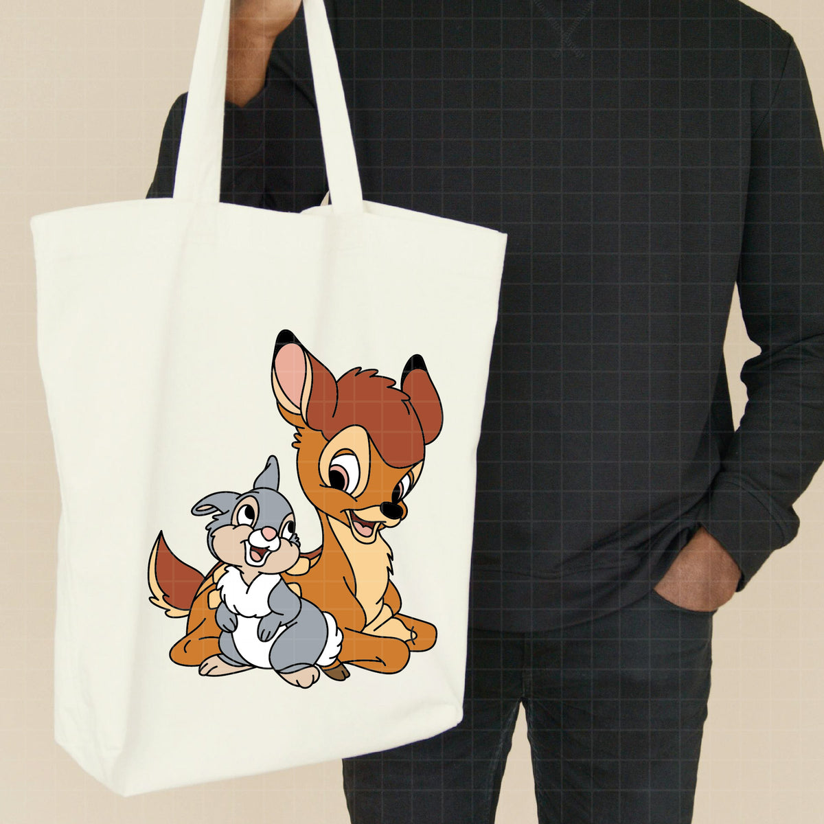 COD7134 - Bambi & Tambor bundle, Disney clipart Svg, Png, Eps, Dxf, Jpeg, vector.