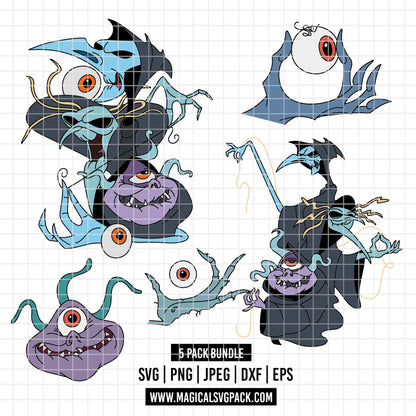 COD7203 - The Fates From Hercules bundle, Disney villains clipart Svg, Png, Eps, Dxf, Jpeg, vector.