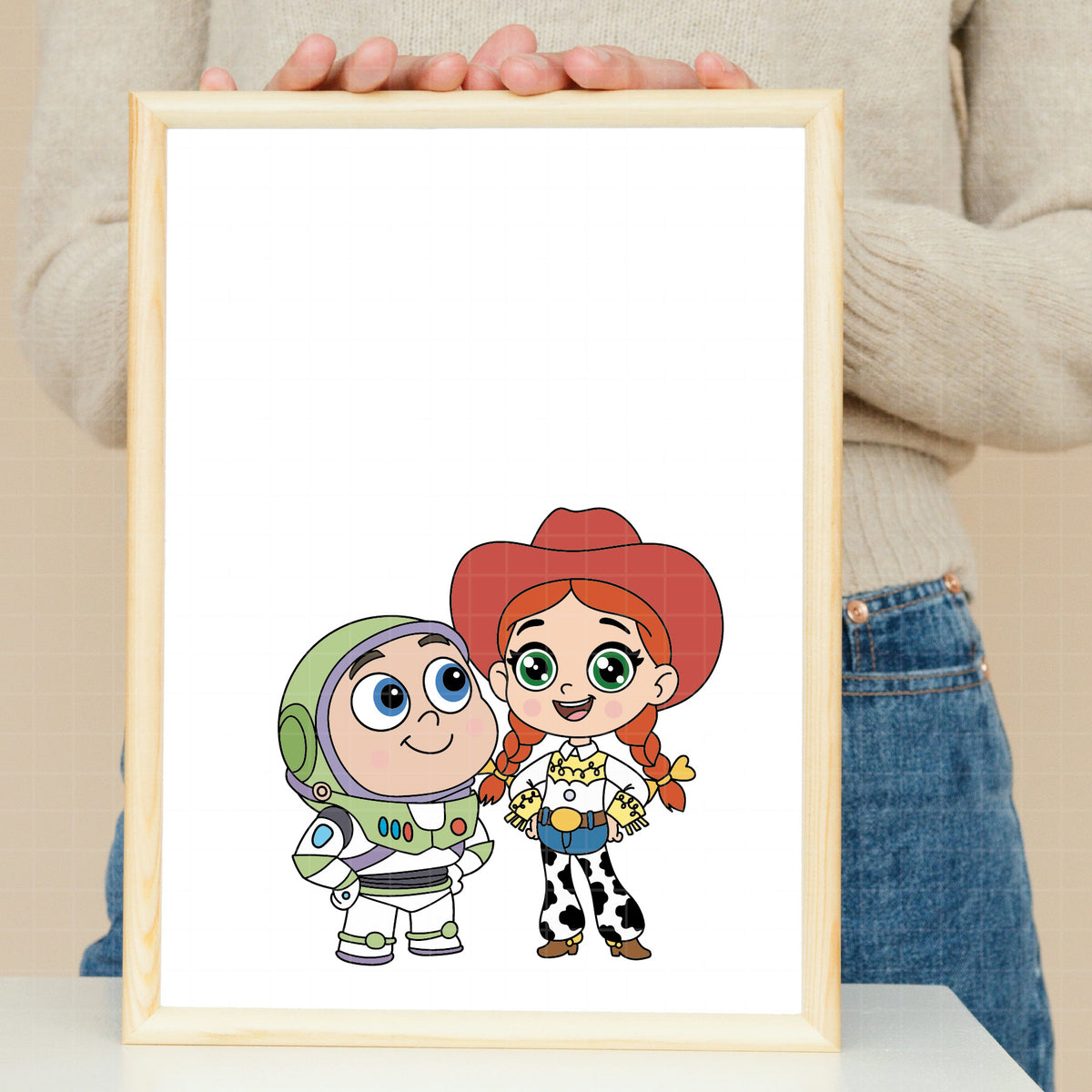 COD7219 - Buzz & Jessie's love bundle, Disney clipart Svg, Png, Eps, Dxf, Jpeg, vector.