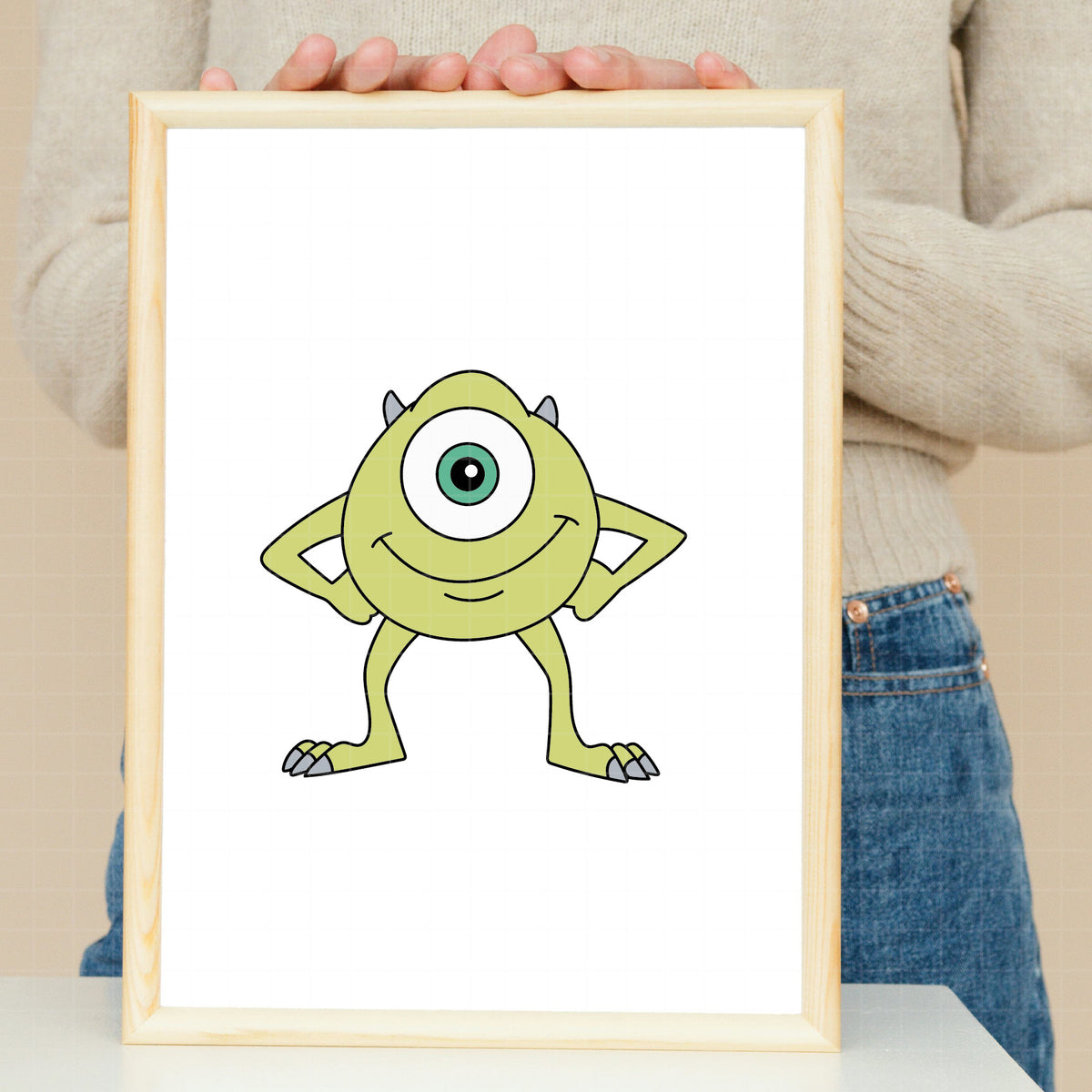 COD7224 - Mike Wasowski bundle, Disney clipart Svg, Png, Eps, Dxf, Jpeg, vector.