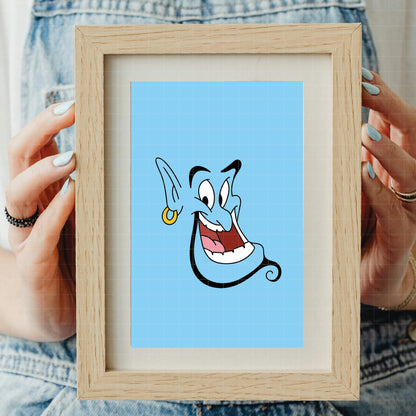 COD7226 - Genie of Aladdin bundle, Disney clipart Svg, Png, Eps, Dxf, Jpeg, vector.