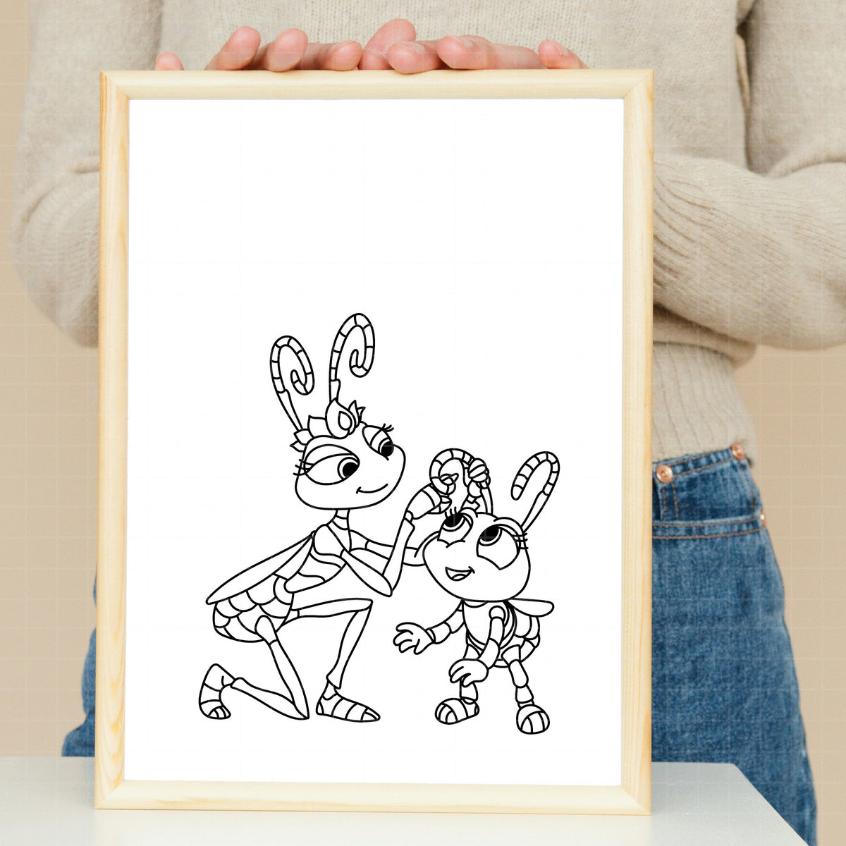 COD7227 - A Bug's Life bundle line art, Disney clipart Svg, Png, Eps, Dxf, Jpeg, vector.