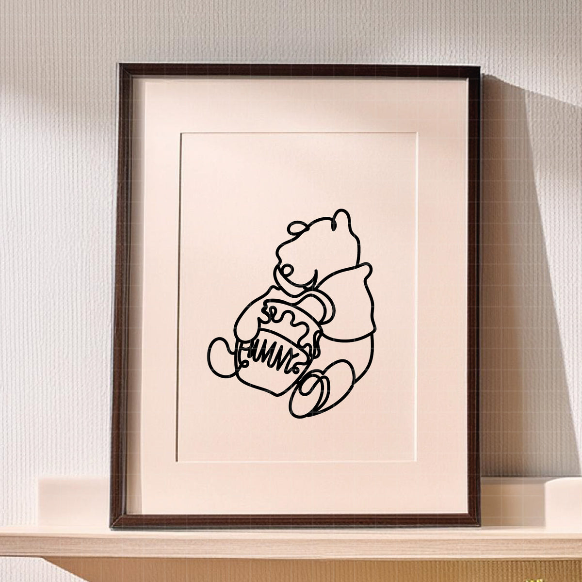 COD7296 - Winnie Pooh characters bundle doodles, Disney clipart Svg, Png, Eps, Dxf, Jpeg, vector.