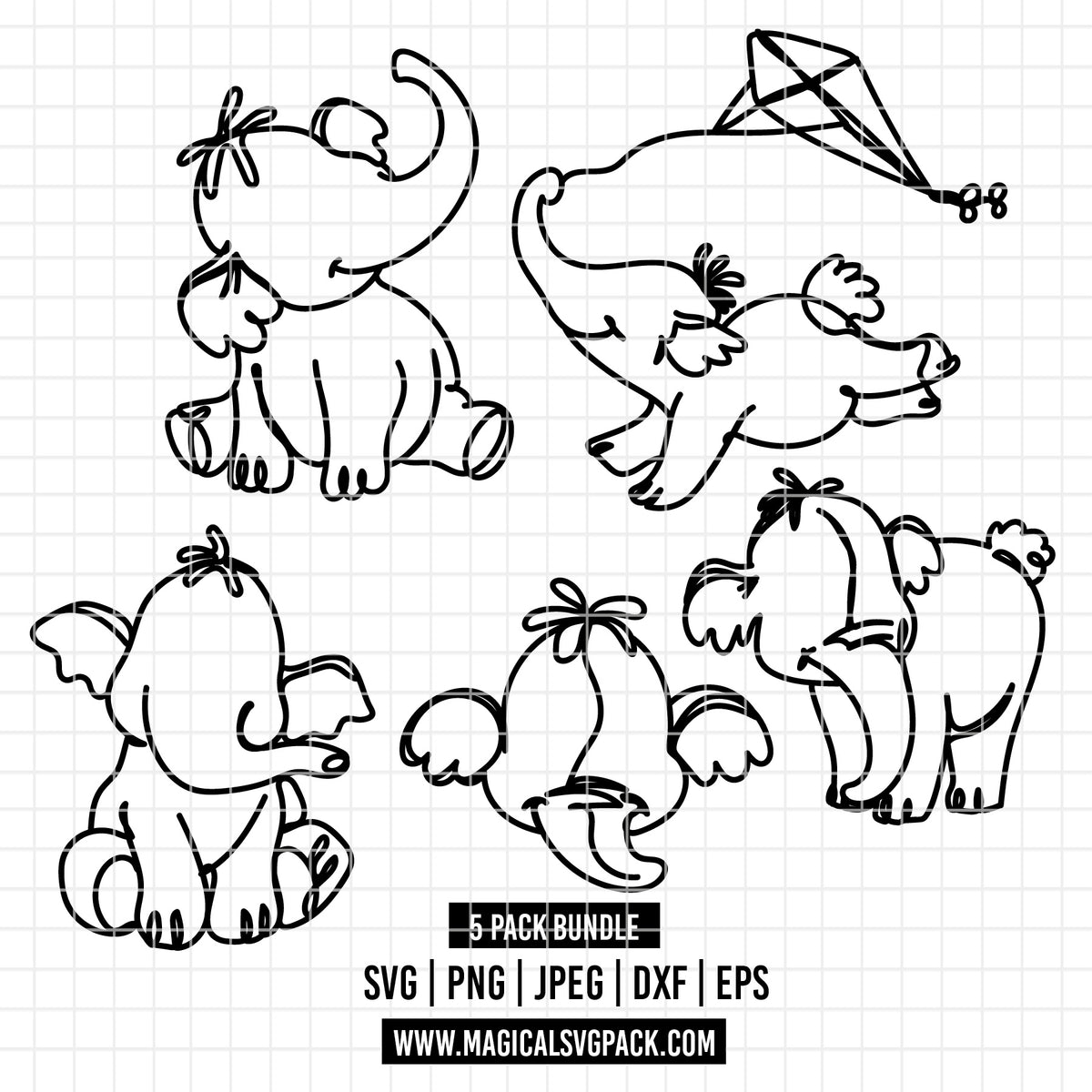 COD7298 - Lumpy bundle Doodles, Disney clipart Svg, Png, Eps, Dxf, Jpeg, vector.