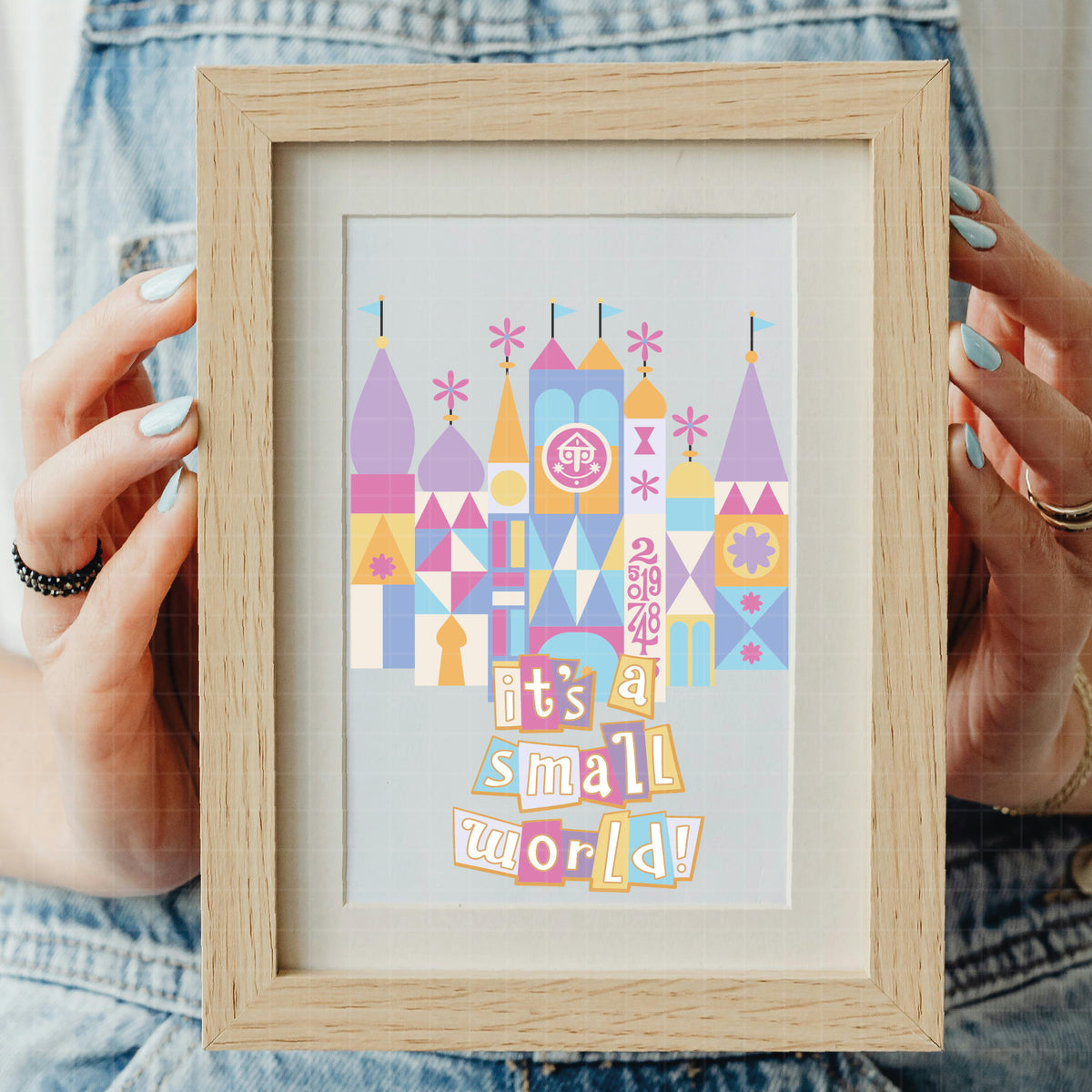 COD7302 - Disney Castle It's a Small World bundle, Disneyland clipart Svg, Png, Eps, Dxf, Jpeg, vector.