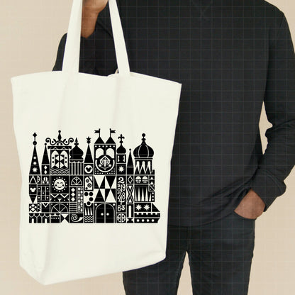 COD7304 - Disney Castle It's a Small World bundle, Disneyland clipart Svg, Png, Eps, Dxf, Jpeg, vector.