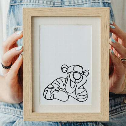 COD7308 - Tigger bundle Doodles, Disney clipart Svg, Png, Eps, Dxf, Jpeg, vector.