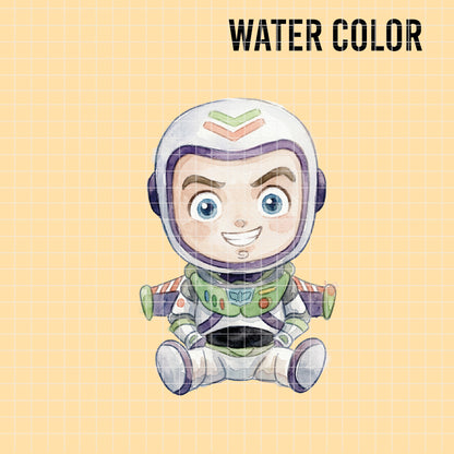 COD7319 - Little Toy Story characters PNG bundle Watercolor, Disney clipart.