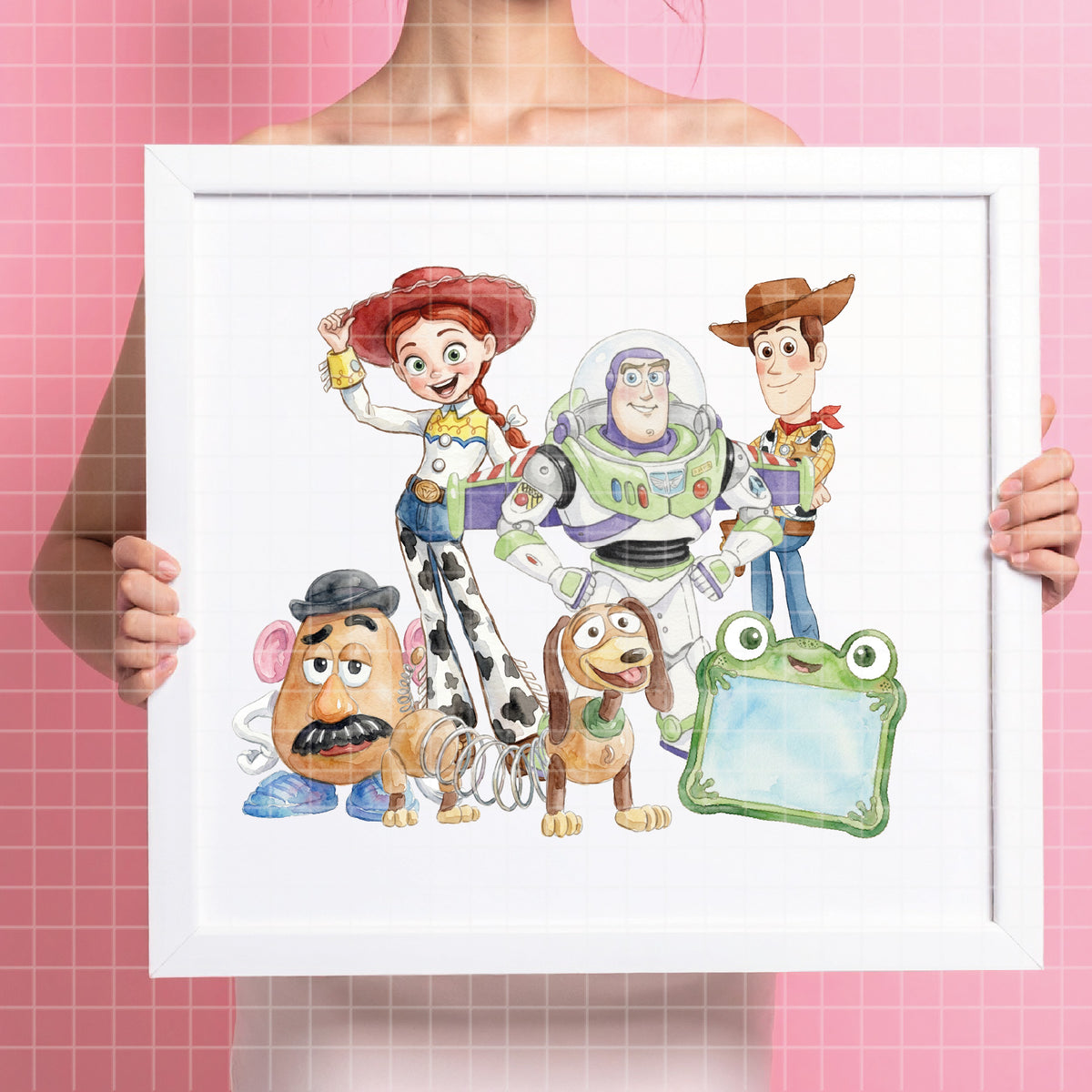 COD7325 - Toy Story characters PNG bundle Watercolor, Disney clipart.