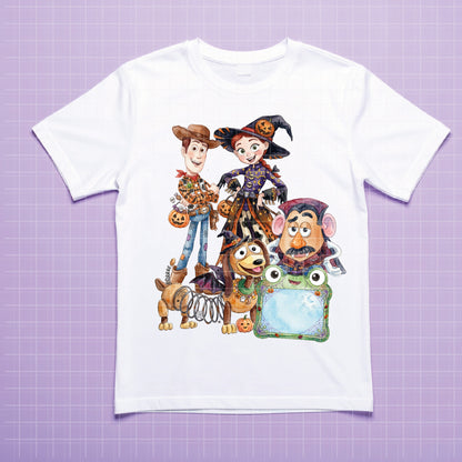 COD7326 - Toy Story Halloween PNG bundle Watercolor, Disney clipart.