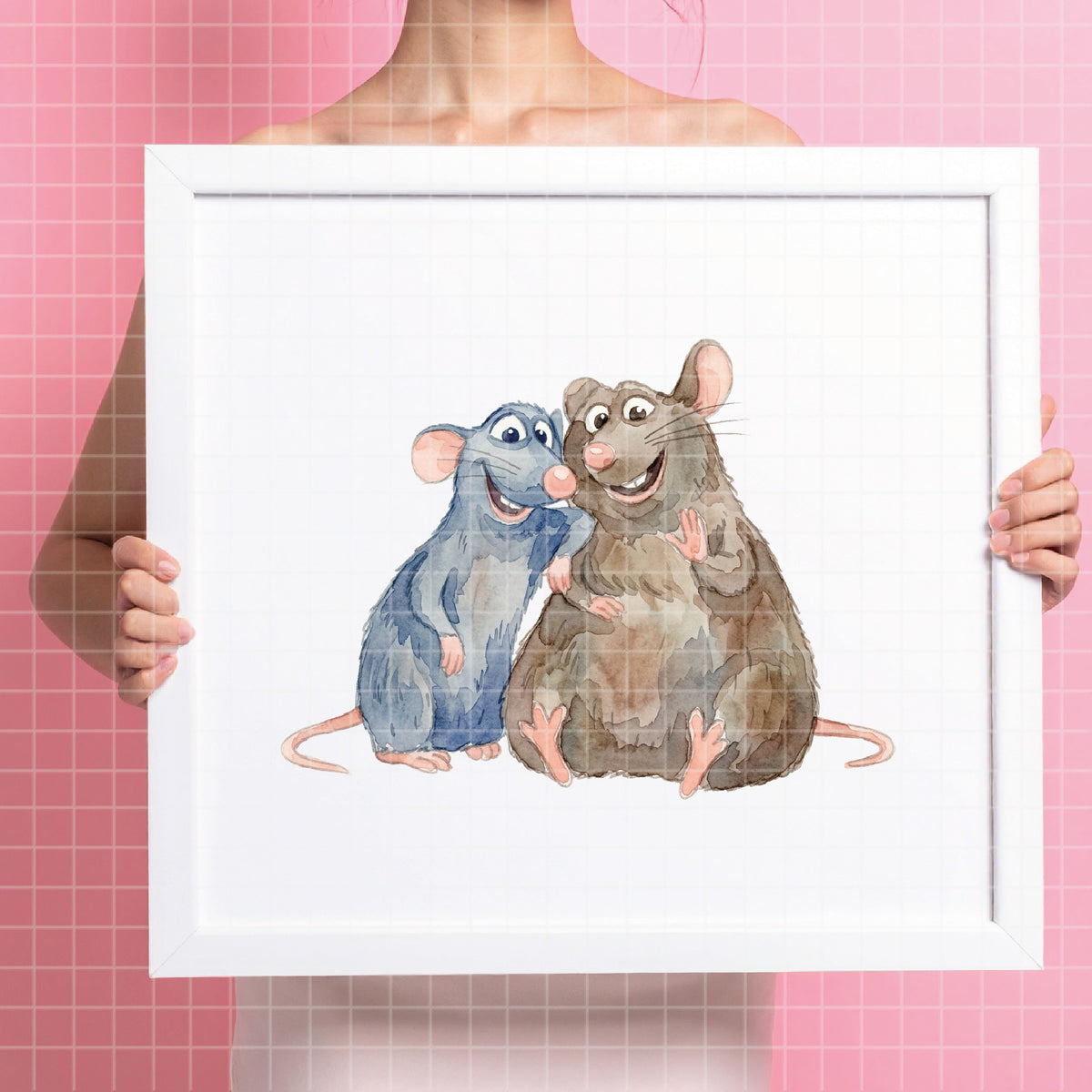COD7330 - Ratatouille PNG bundle Watercolor, Disney clipart.
