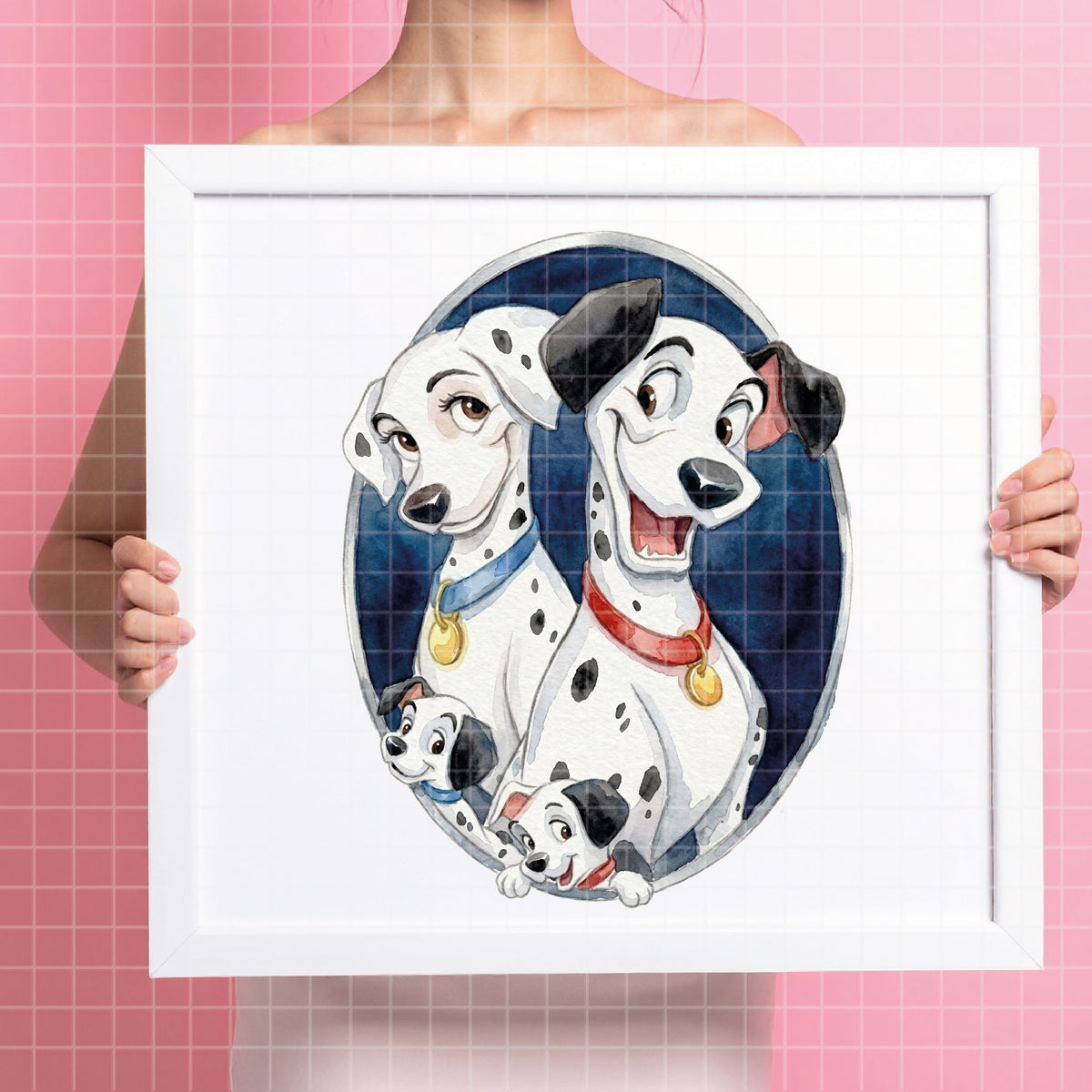 COD7335 - 101 Dalmatians PNG bundle Watercolor, Disney clipart.