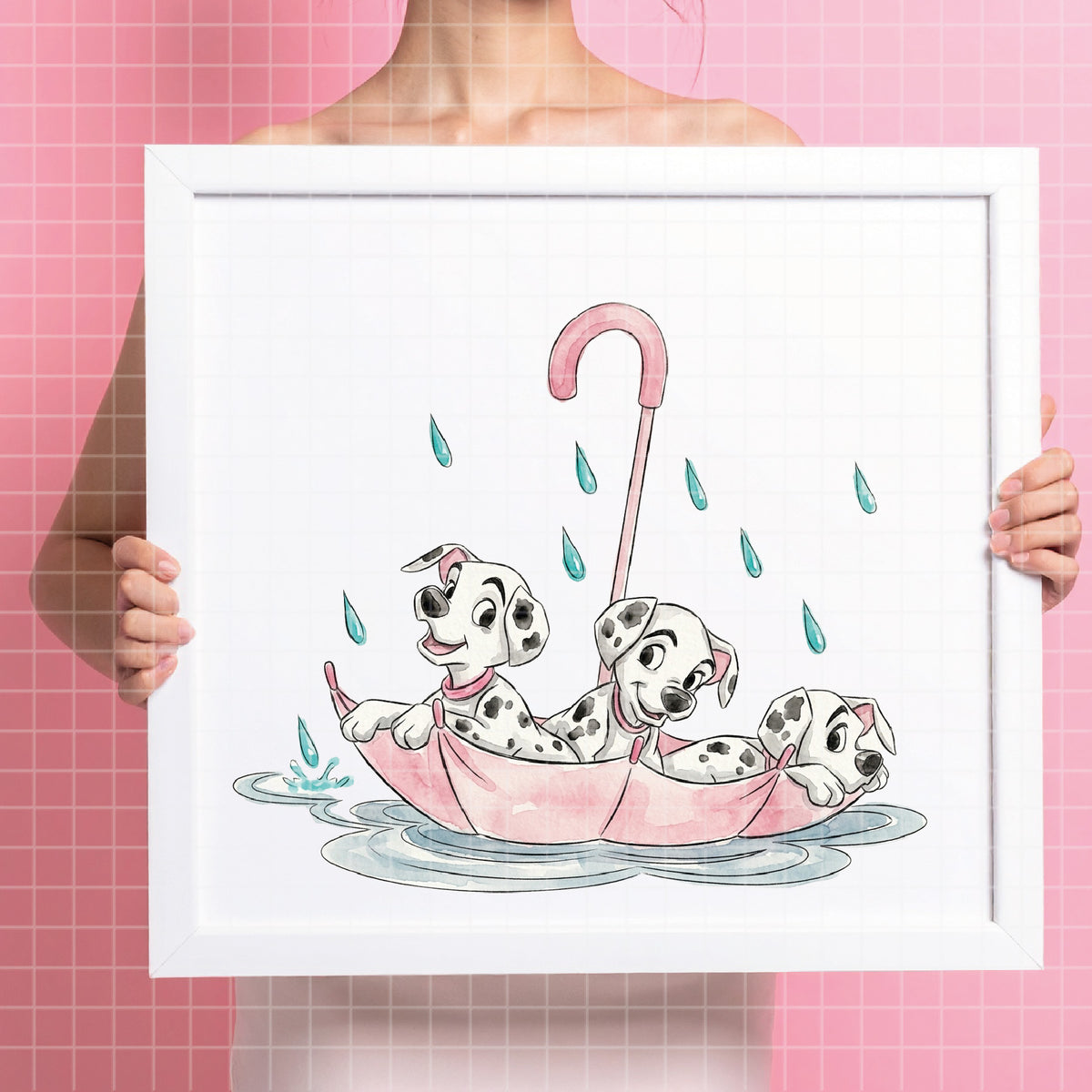 COD7336 - 101 Dalmatians PNG bundle Watercolor, Disney clipart.