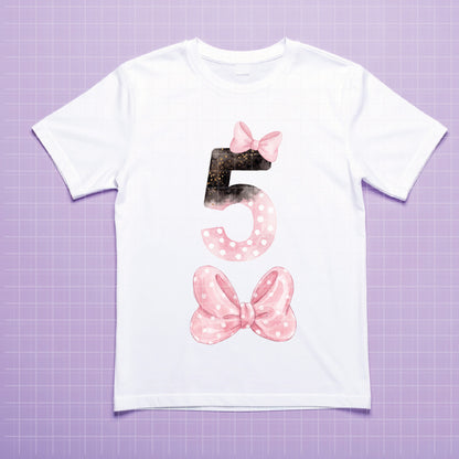 COD7339 - Minnie's Birthday PNG bundle Watercolor, Disney clipart.