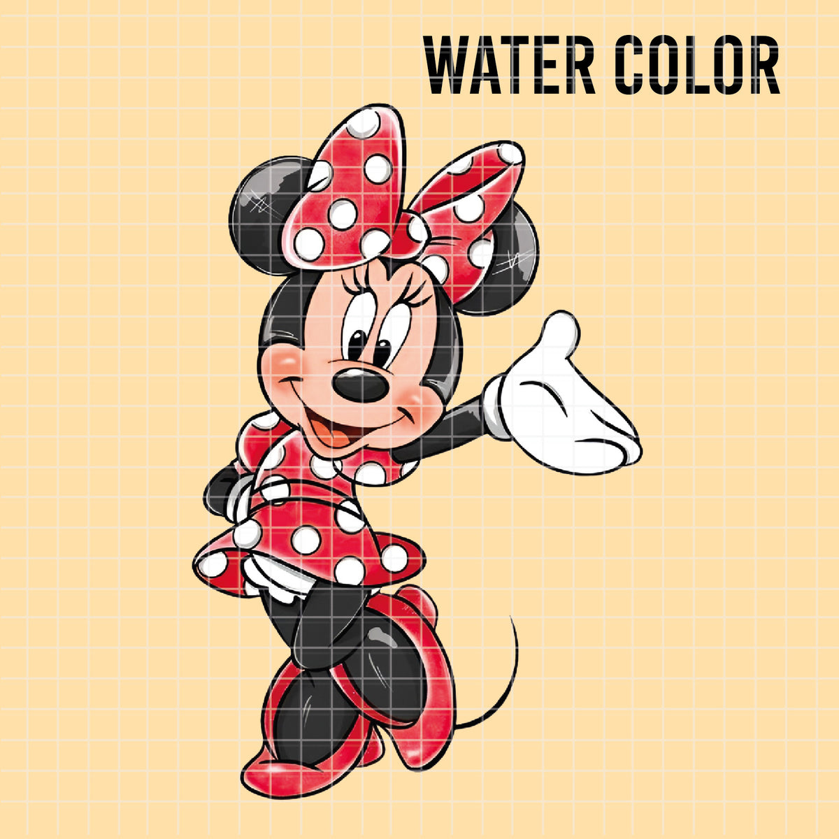 COD7342 - Minnie's Birthday PNG bundle Watercolor, Disney clipart.