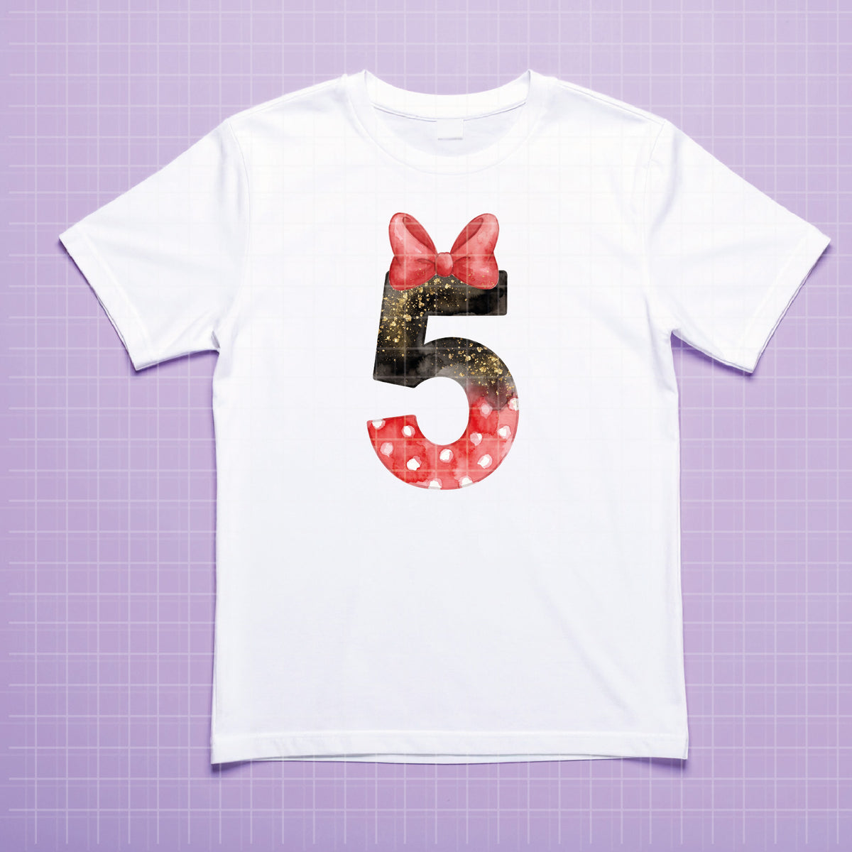 COD7342 - Minnie's Birthday PNG bundle Watercolor, Disney clipart.