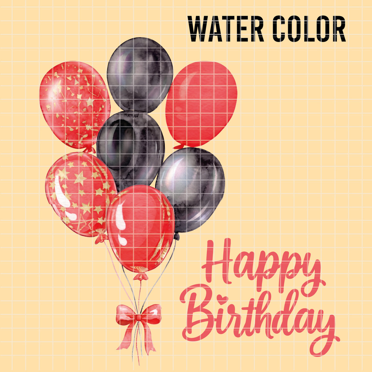 COD7343 - Minnie's Birthday PNG bundle Watercolor, Disney clipart.