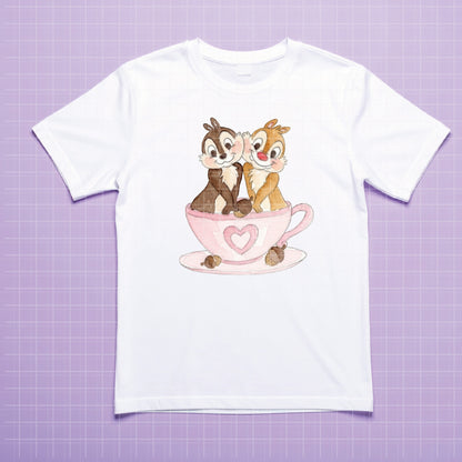 COD7349 - Chip & Dale PNG bundle Watercolor, Disney clipart.