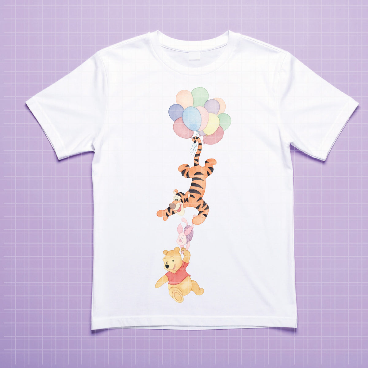 COD7359 - Winnie Pooh & Friends PNG bundle Watercolor, Disney clipart.
