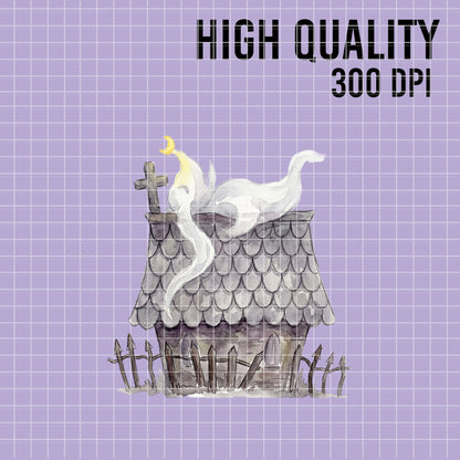 COD7362 - Zero, The nightmare before christmas PNG bundle Watercolor, Disney Halloween clipart.