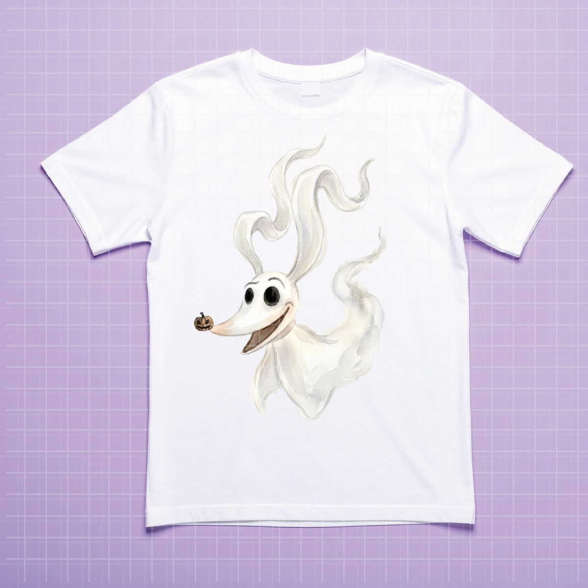 COD7362 - Zero, The nightmare before christmas PNG bundle Watercolor, Disney Halloween clipart.