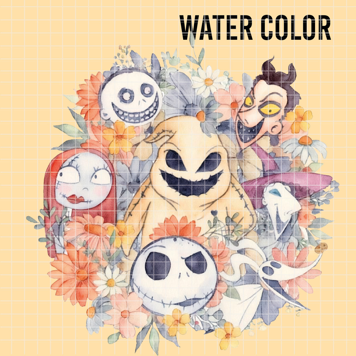 COD7365 - Sally, The Nightmare Before Christmas PNG bundle Watercolor, Disney Halloween clipart.
