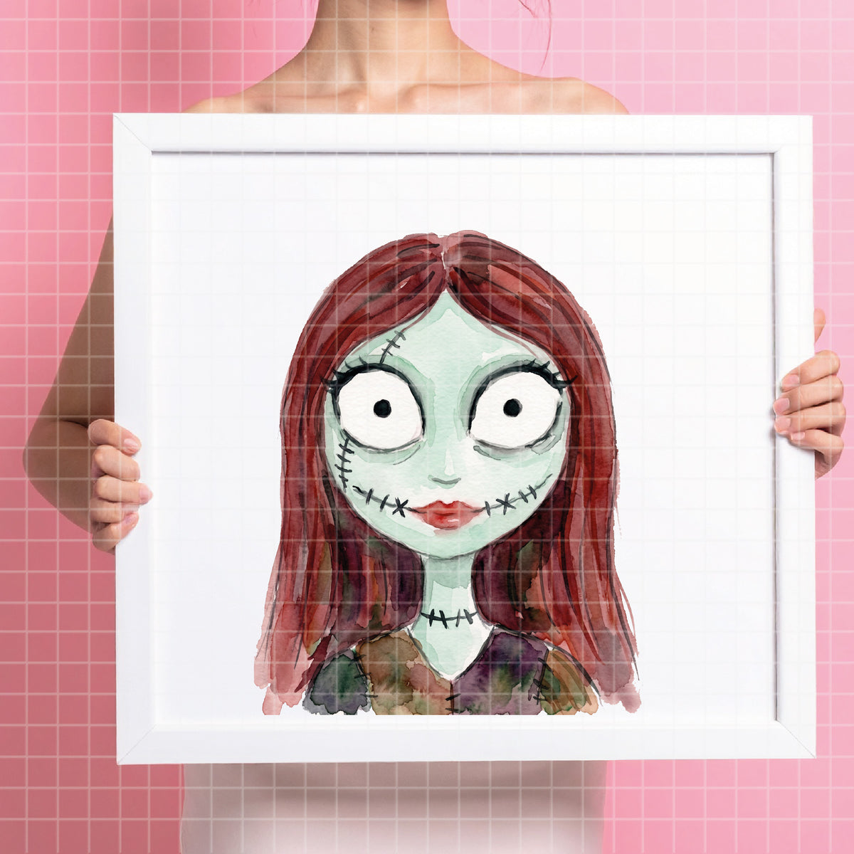 COD7365 - Sally, The Nightmare Before Christmas PNG bundle Watercolor, Disney Halloween clipart.