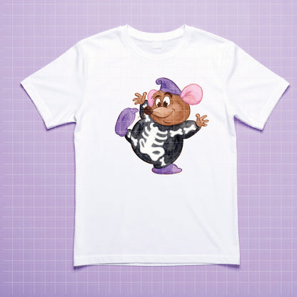 COD7375 - Jack & Gus Gus in Halloween PNG bundle Watercolor, Disney clipart.