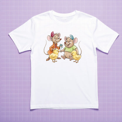 COD7377 - Jack & Gus Gus PNG bundle Watercolor, Disney clipart.