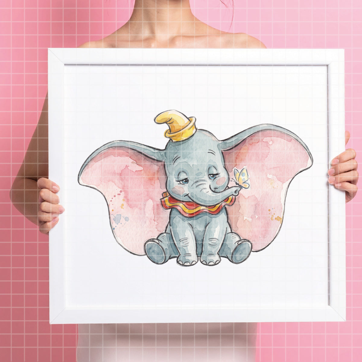COD7384 - Baby Dumbo PNG bundle Watercolor, Disney clipart.