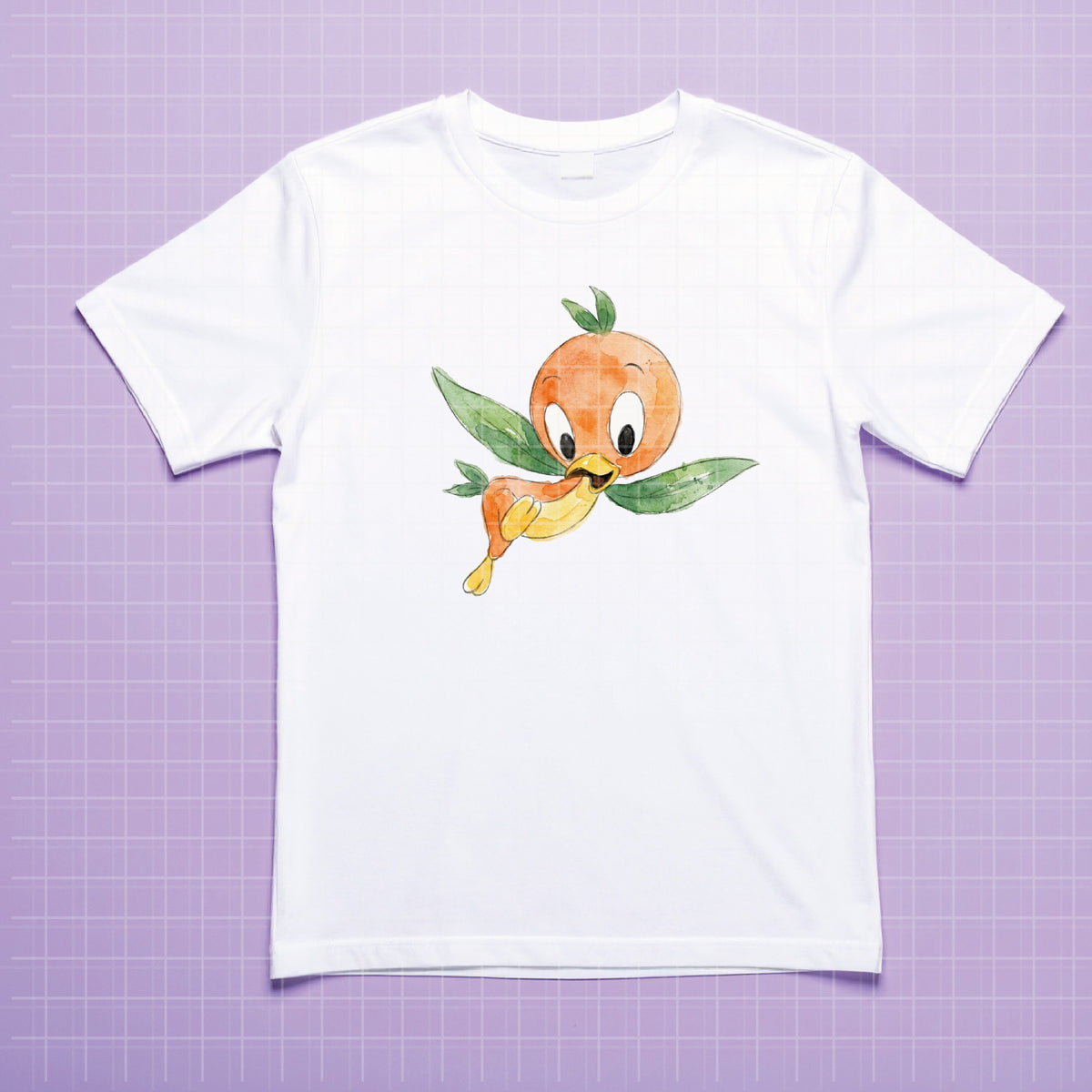 COD7393 - Orange Bird PNG bundle Watercolor, Disney clipart.