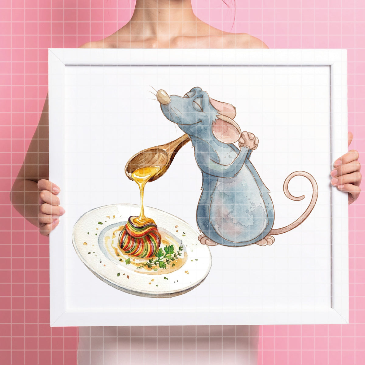 COD7403 - Ratatouille PNG bundle Watercolor, Disney clipart.