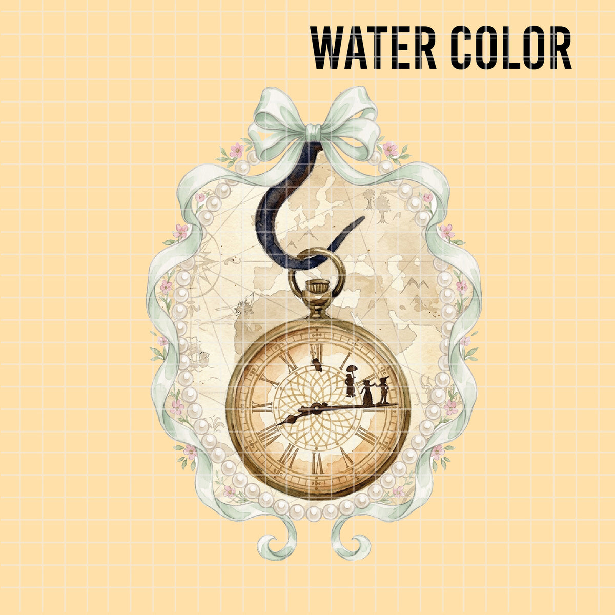 COD7405 - Peter Pan & Wendy PNG bundle Watercolor, Disney clipart.
