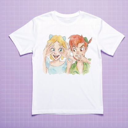 COD7407 - Peter Pan & Wendy PNG bundle Watercolor, Disney clipart.
