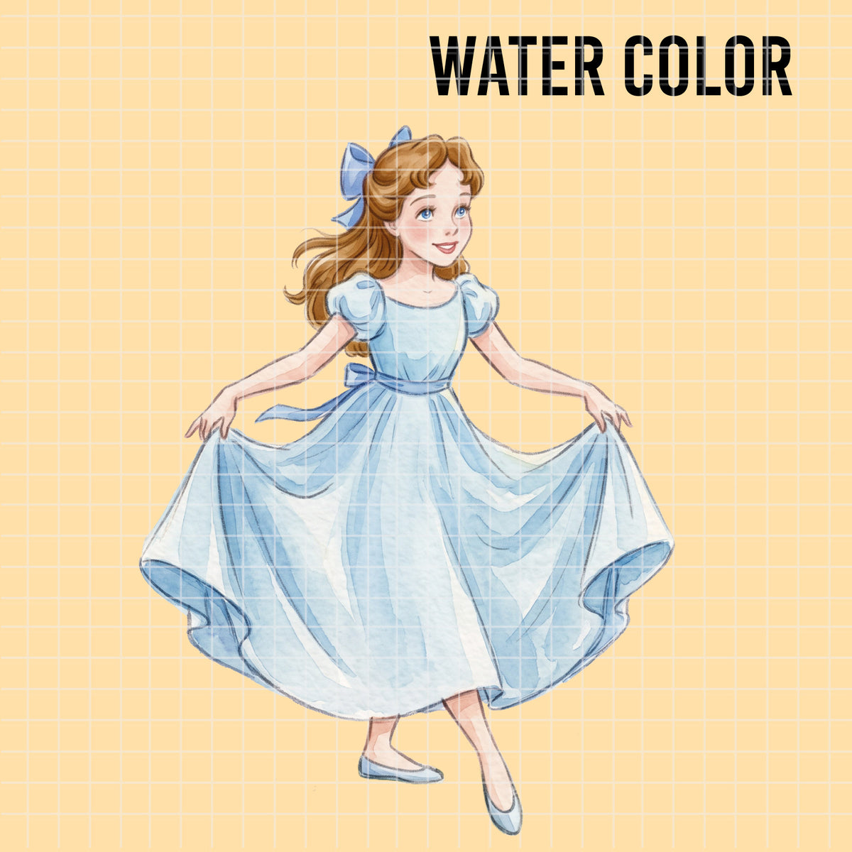 COD7408 - Peter Pan's World PNG bundle Watercolor, Disney clipart.