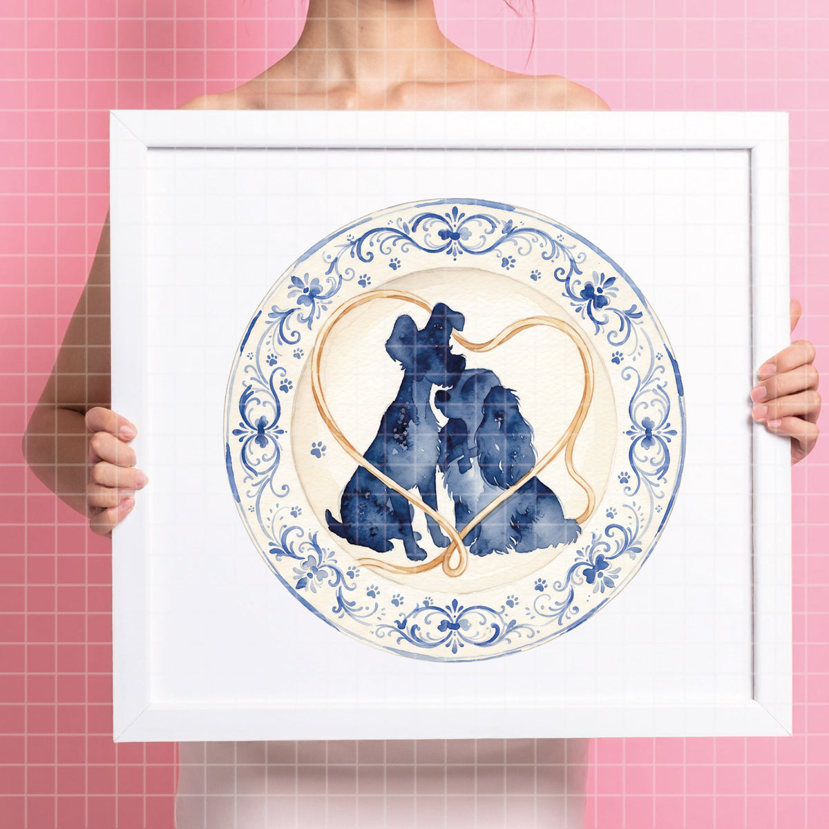 COD7418 - Lady and the Tramp Watercolor PNG bundle, Disney packs