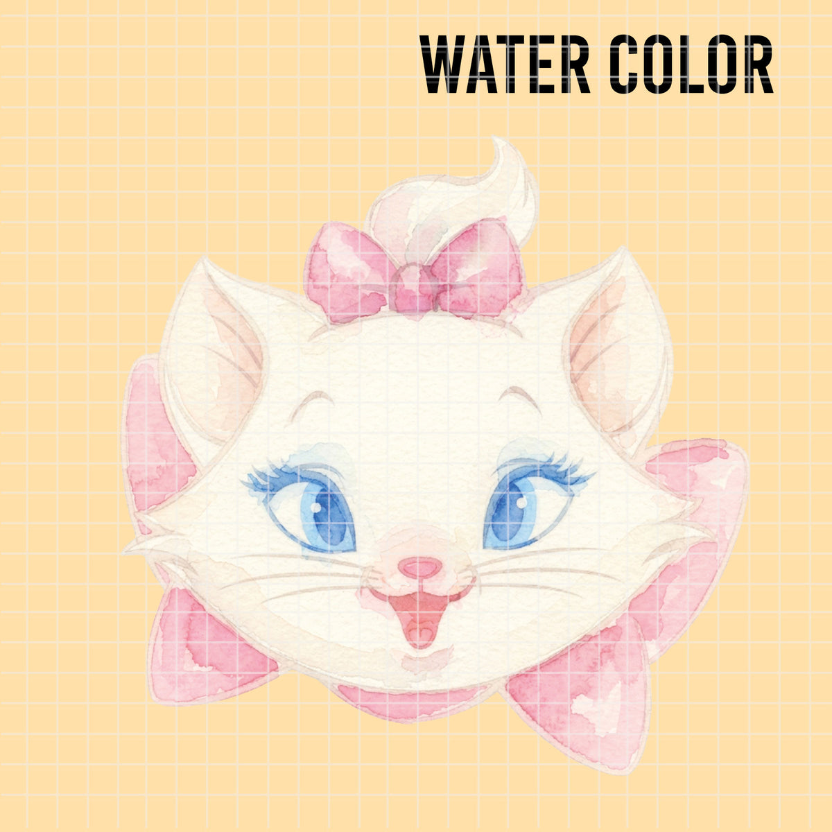 COD7425 - The aristocats Watercolor PNG bundle, Disney clipart packs