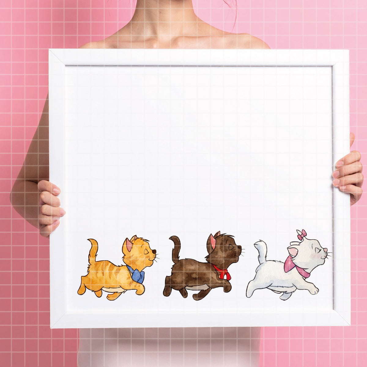COD7426 - The aristocats Watercolor PNG bundle, Disney clipart packs