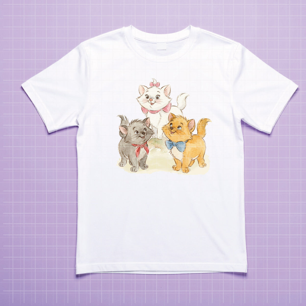 COD7426 - The aristocats Watercolor PNG bundle, Disney clipart packs