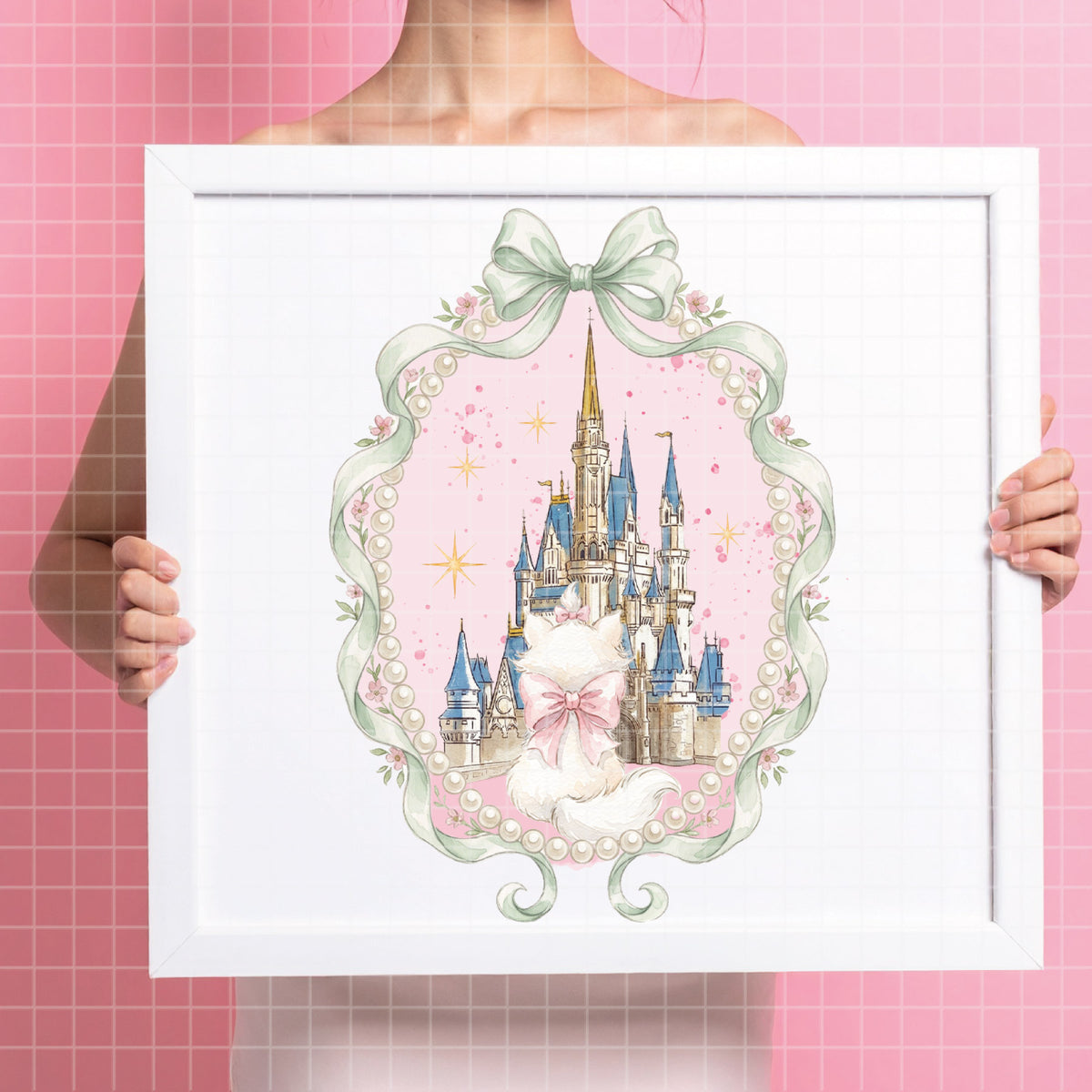 COD7429 - Marie Watercolor PNG bundle, Disney clipart packs