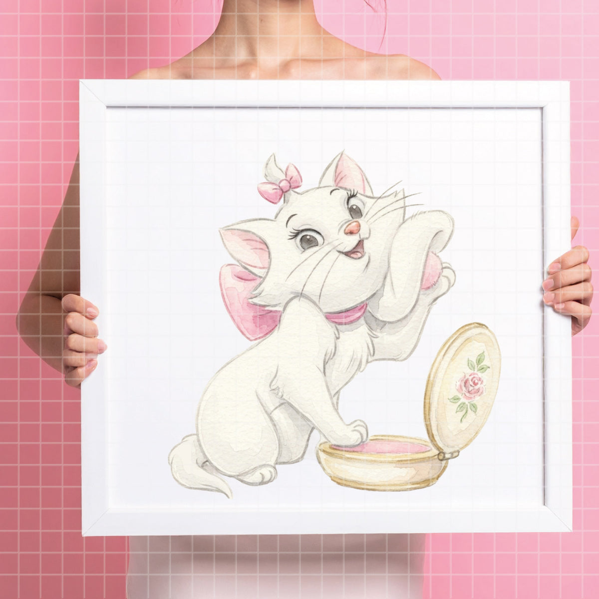 COD7431 - Marie Watercolor PNG bundle, Disney clipart packs