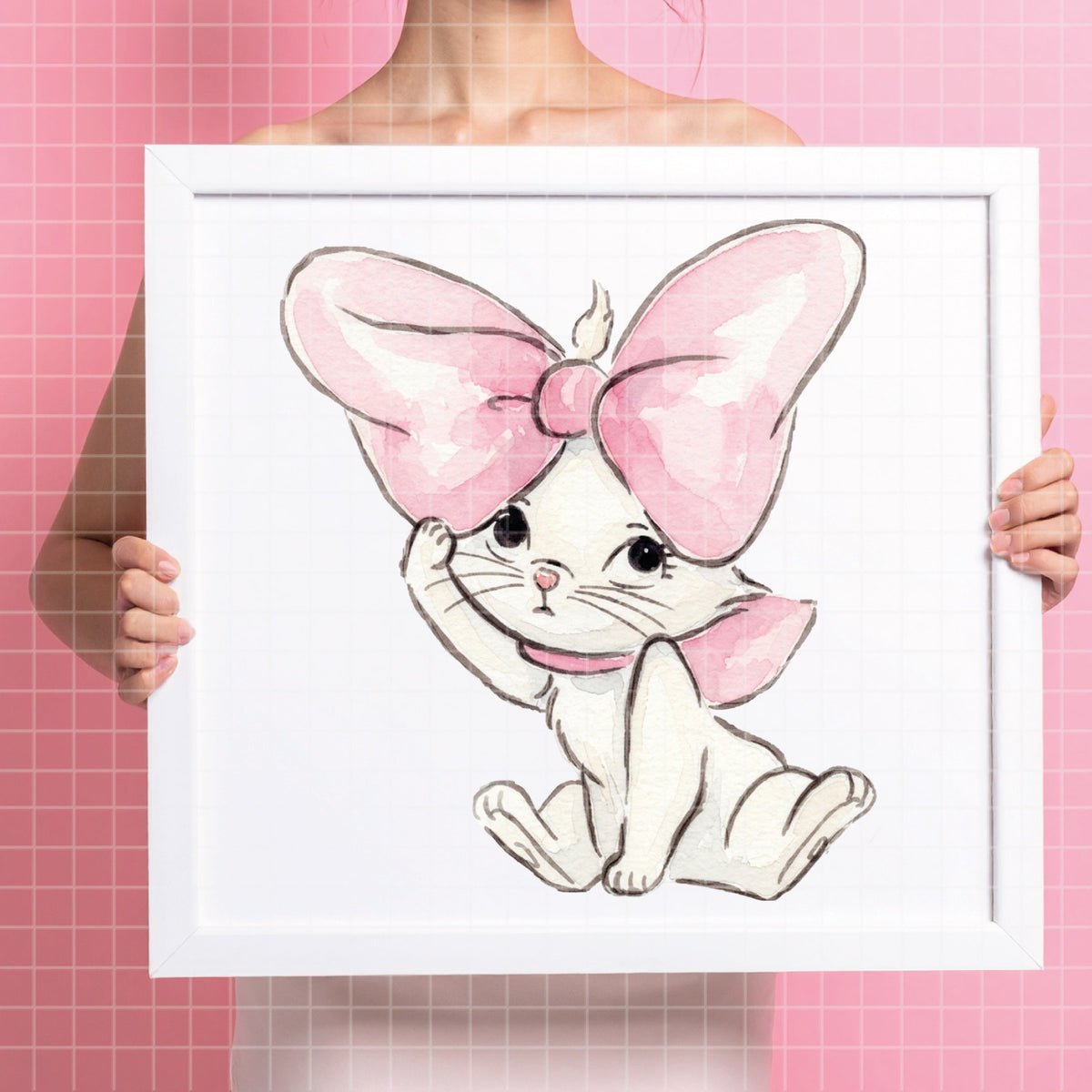 COD7433 - Marie Watercolor PNG bundle, Disney clipart packs