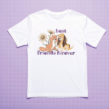 COD7463 - The Fox and The Hound Watercolor PNG bundle, Disney clipart packs.